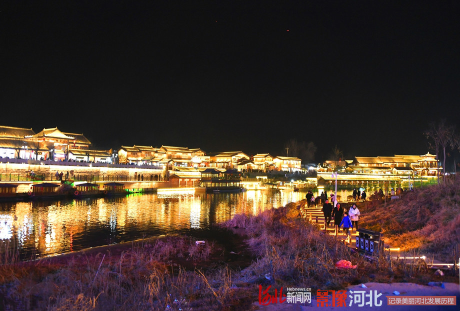 河北磁县:开河码头夜景美组图详情
