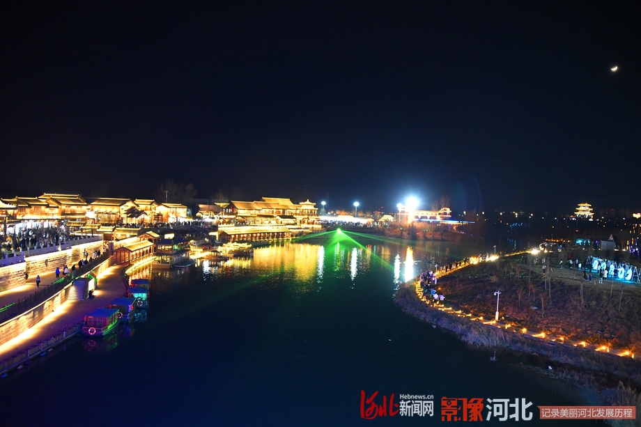 河北磁县:开河码头夜景美组图详情