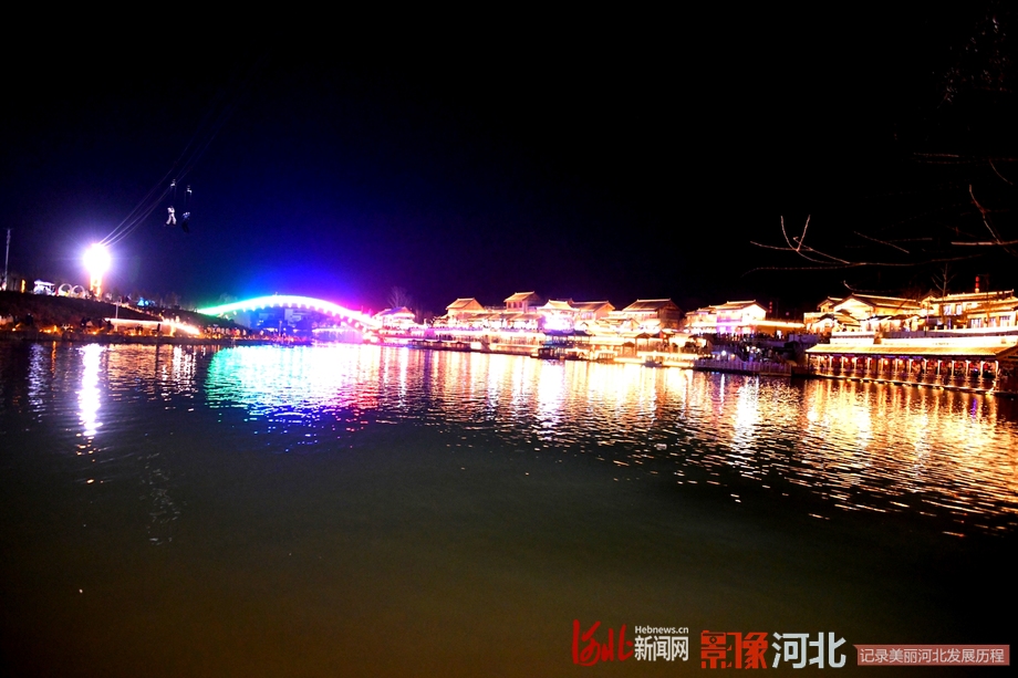 河北磁县:开河码头夜景美组图详情